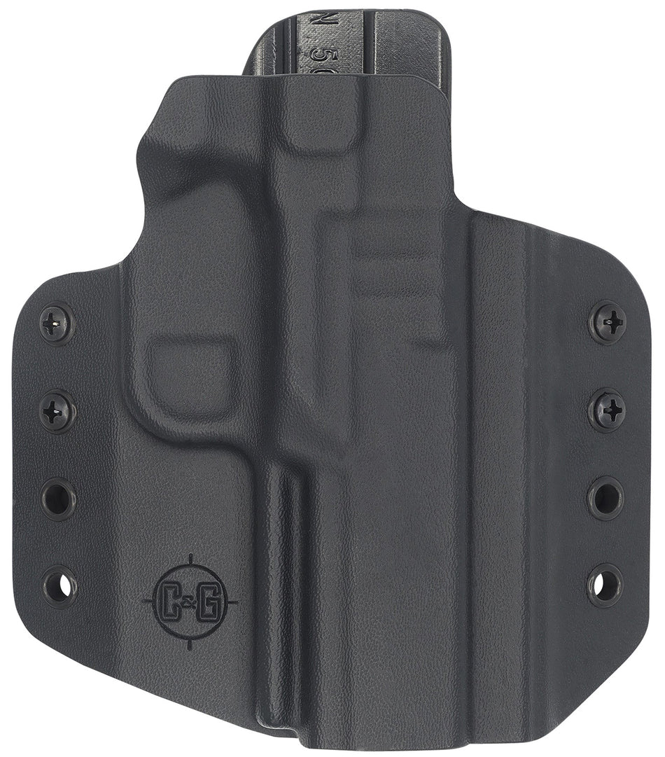C&G Holsters Covert OWB Belt Loop Black Kydex FN 509/T Right-Hand Holster