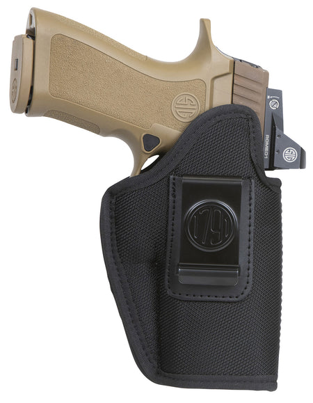 1791 Gunleather Premium Nylon Size 05 IWB Left Hand Holster Black Nylon Clip Fits Ruger American P95