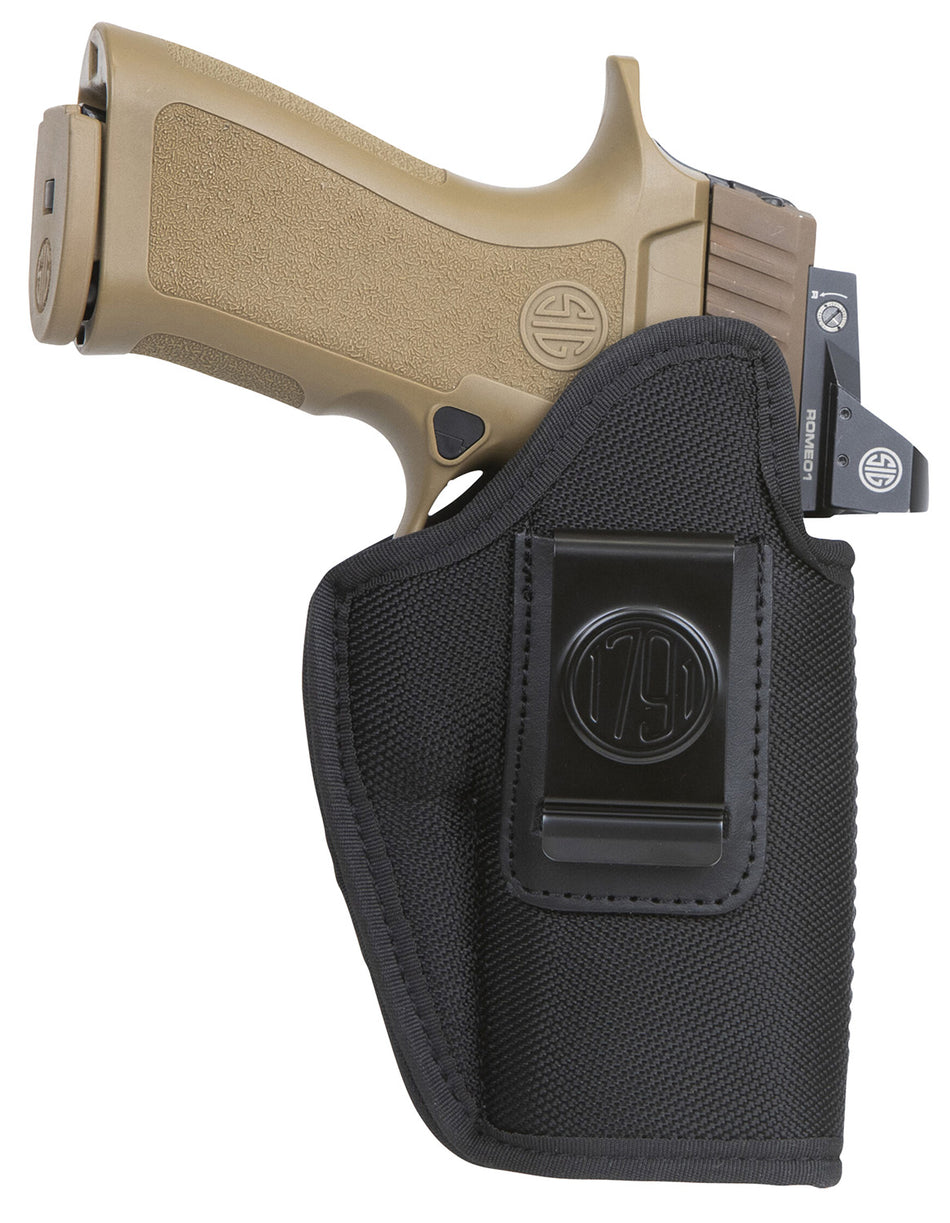 1791 Gunleather Premium Nylon Size 05 IWB Left Hand Holster Black Nylon Clip Fits Ruger American P95