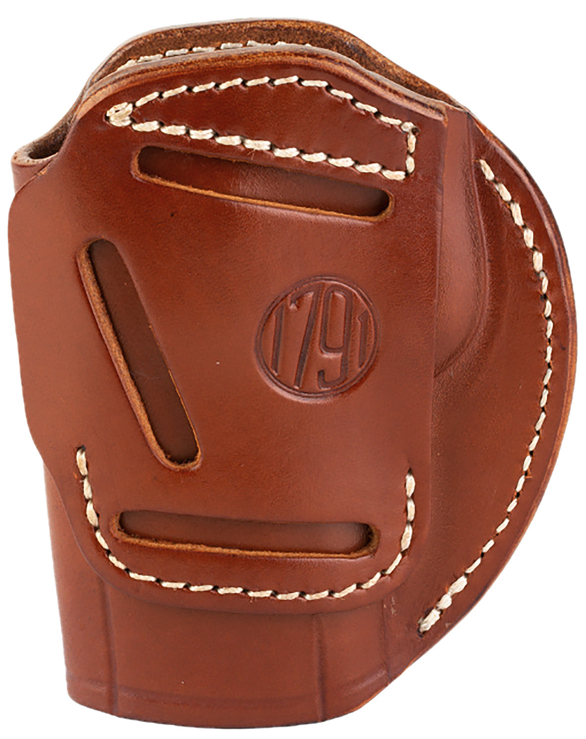1791 Gunleather 3-Way IWB OWB Leather Belt Loop Holster Size 06 Classic Brown Ambidextrous Fits Glock 17