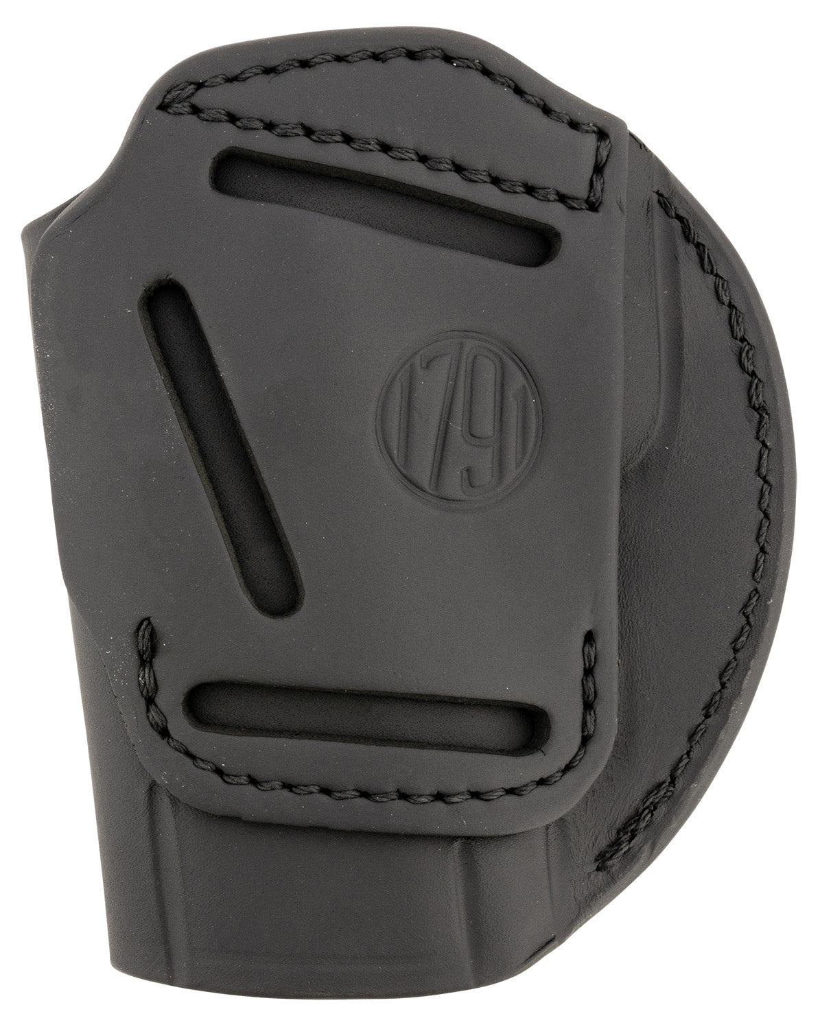 1791 Gunleather 3-Way IWB OWB Leather Belt Loop Holster Size 06 Black Ambidextrous Fits Glock 17 22