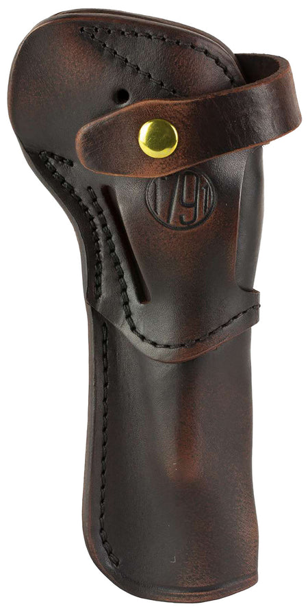 1791 Gunleather Single Action Revolver 6.5" Open Carry Holster Vintage Leather Belt - Ambidextrous