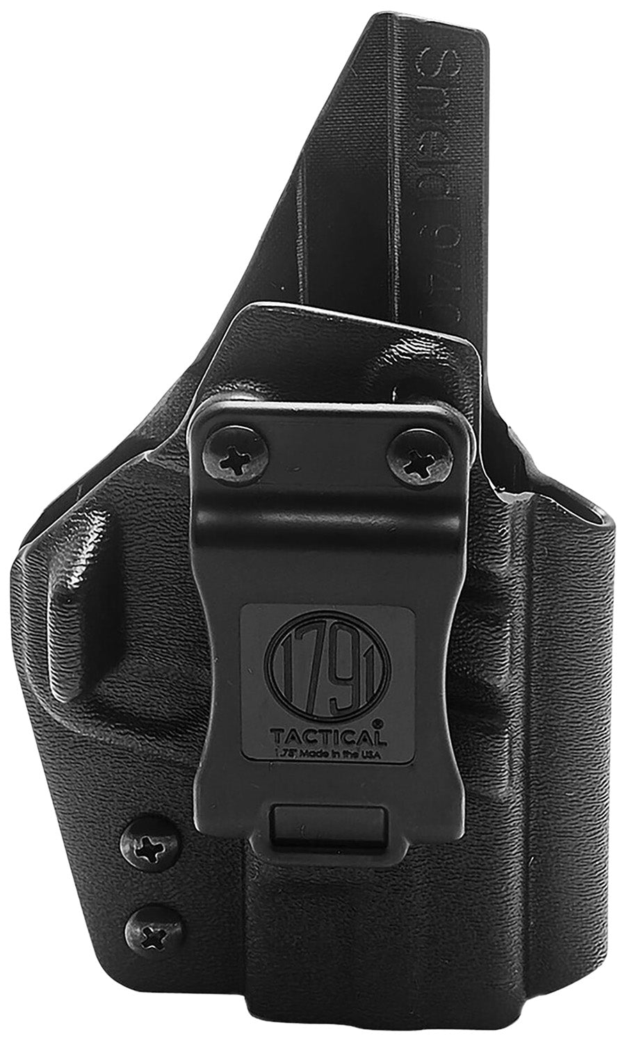 1791 Gunleather Tactical IWB Kydex Holster w/ Belt Clip Black - Compatible w/ Taurus G2C/G3 Right Hand