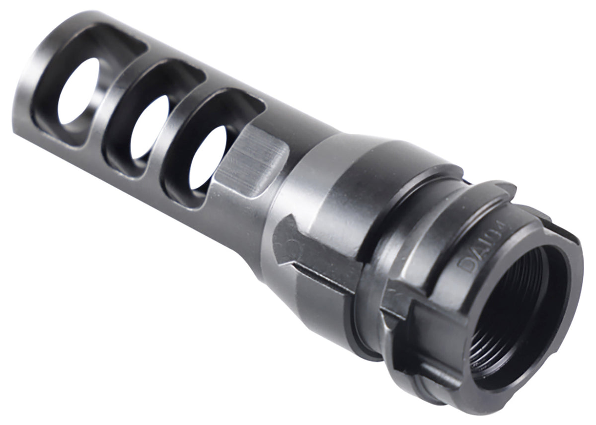 Dead Air DA102 5/8"-24 tpi Black Steel KeyMount Muzzle Brake 2.60" OAL