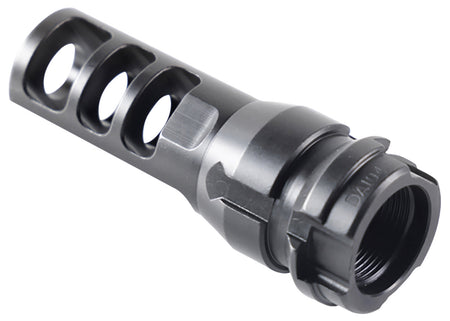 Dead Air DA102 5/8"-24 tpi Black Steel KeyMount Muzzle Brake 2.60" OAL
