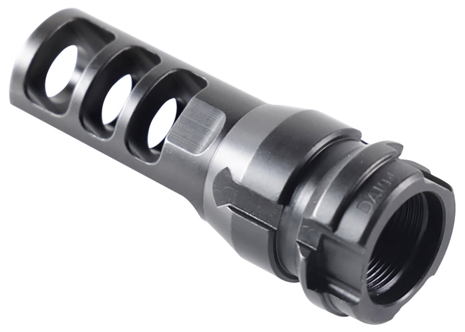 Dead Air DA102 5/8"-24 tpi Black Steel KeyMount Muzzle Brake 2.60" OAL