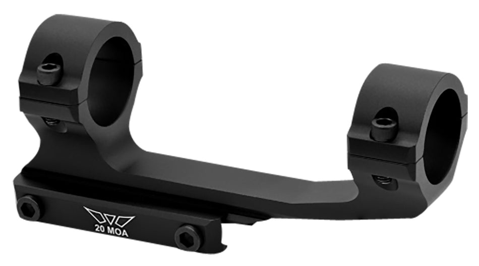 Warne V4011M MSR 1" Tube 20 MOA Picatinny Scope Mount Ring Combo Matte Black