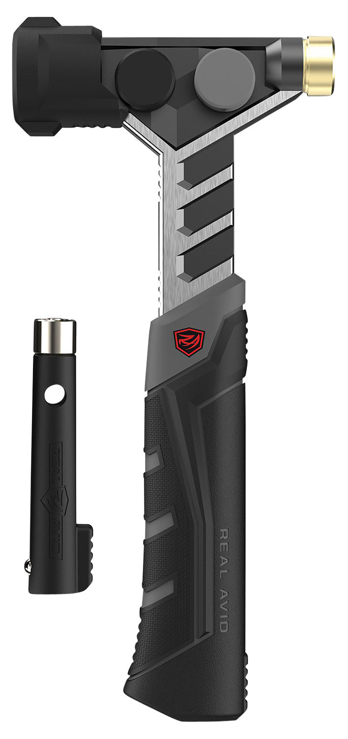 Real Avid AVARMHAM Gunsmithing Armorer's Hammer with Interchangeable Heads and Magnetic Starter, Black