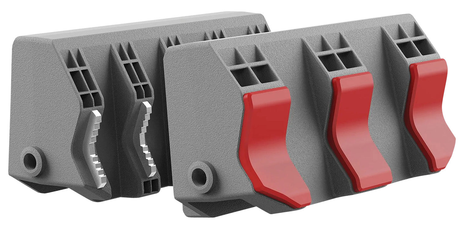 Real Avid AVSFJPF Tube-Fit Smart-Jaws Sleeves Reversible Gray Red Rubber and Steel Side