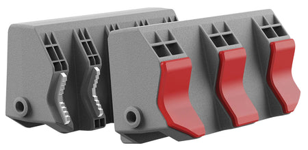 Real Avid AVSFJPF Tube-Fit Smart-Jaws Sleeves Reversible Gray Red Rubber and Steel Side