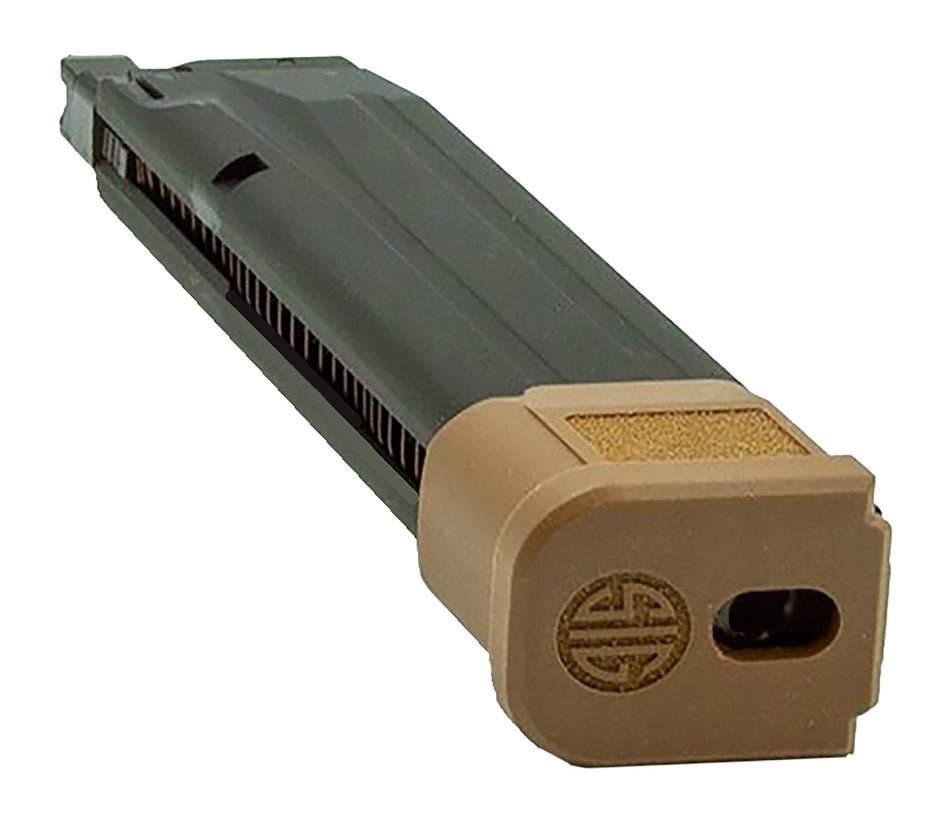 Sig Sauer AMPFM17GG M17 ProForce Airsoft 6mm 21 Round Green Gas Magazine Black/Brown