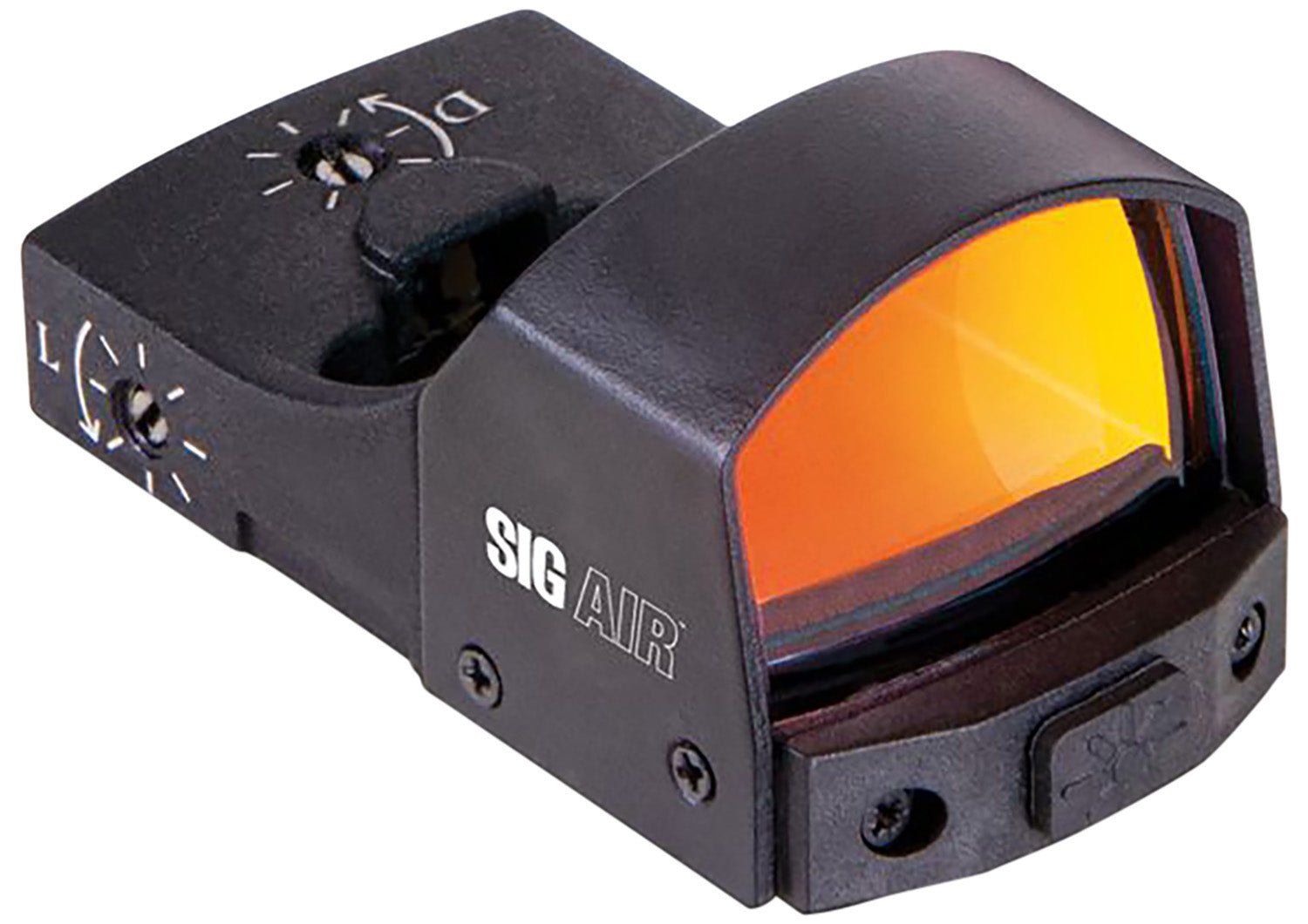 Sig Sauer Air Reflex Sight Black 1x 3 MOA Red Dot 23mm Objective with Mounting Plates