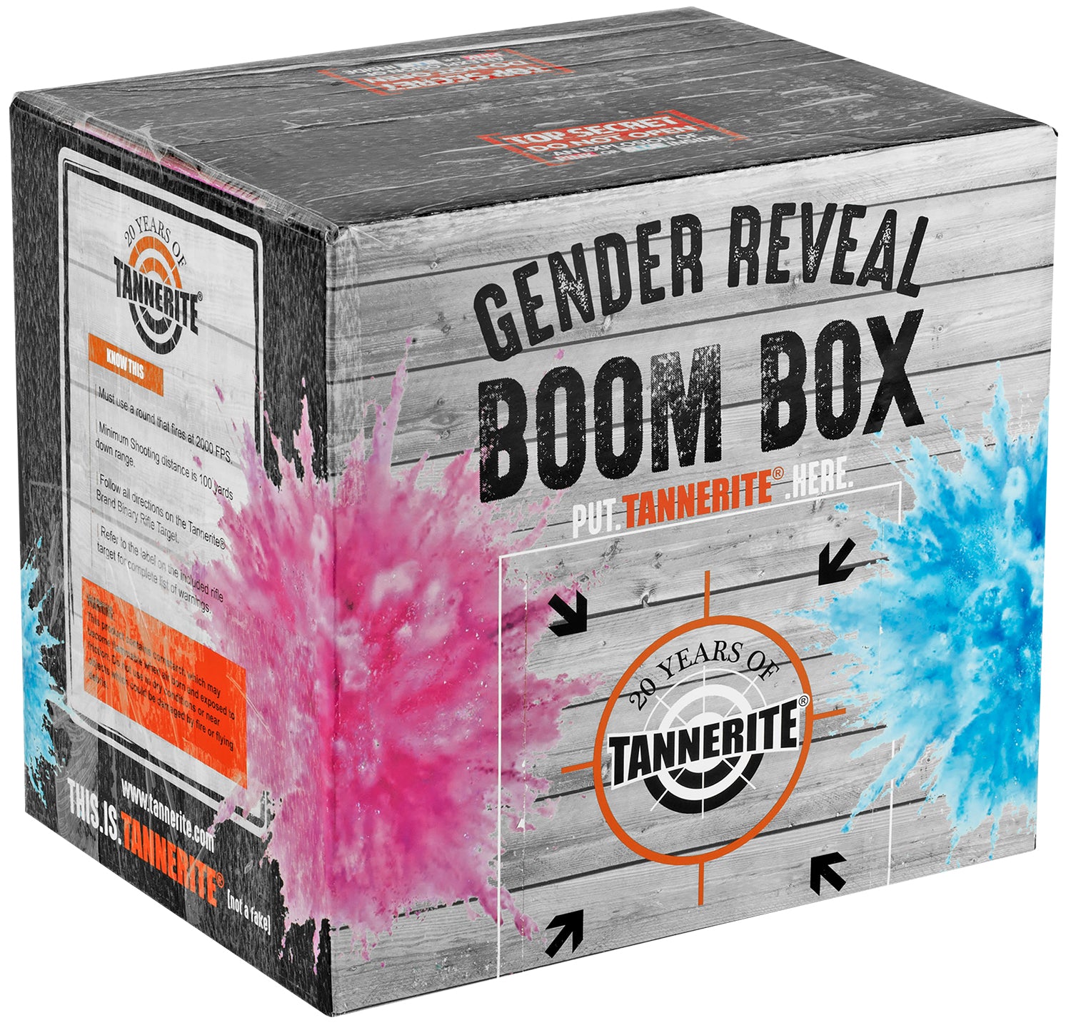 Tannerite GRKP 1 Pound Bright Pink Gender Reveal Binary Rifle Exploding Target Kit
