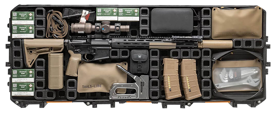 Magpul MAG1301-BLK DAKA Grid Organizer Black Polypropylene Customizable Insert Pelican 730 Case