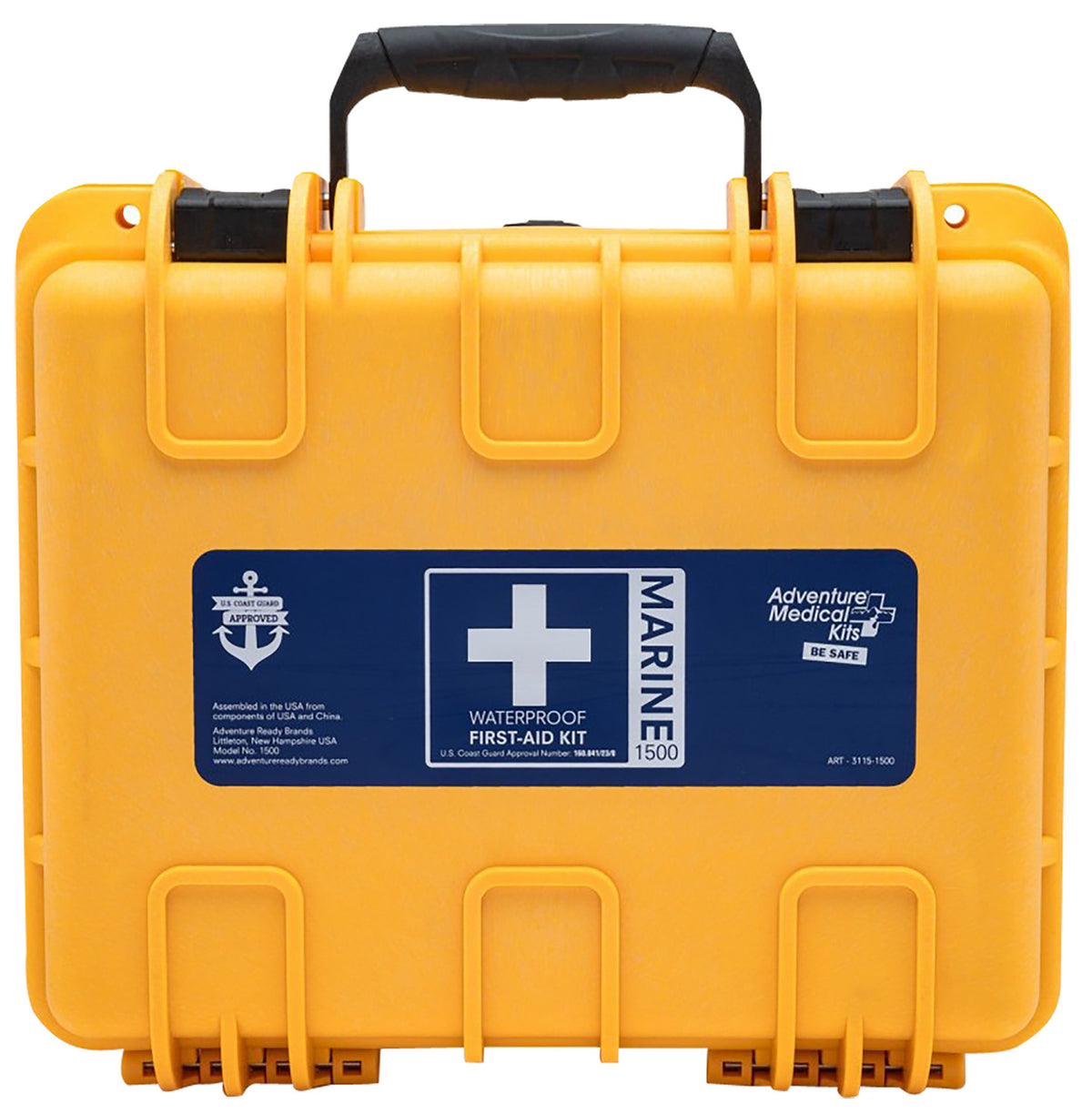AMK Marine 600 Yellow Waterproof First Aid Kit for Sailboats and Fishing Vessels