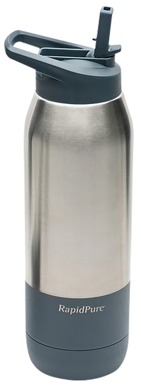 RapidPure Purifier+ 11.1" Insulated Steel Bottle with UltraCeram Water Purification
