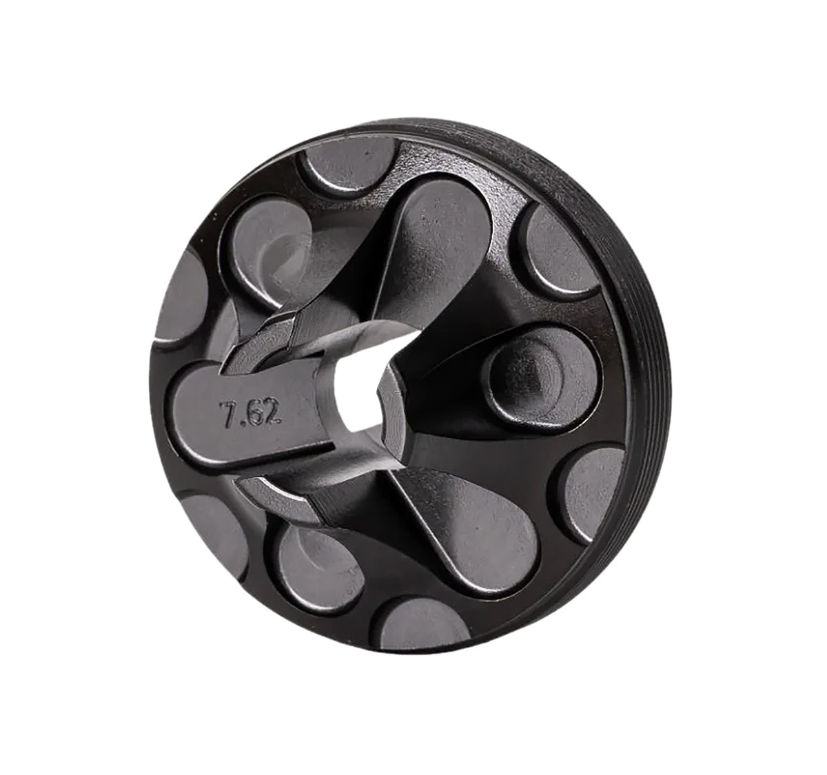 Rugged Suppressors FC006 Black 7.62mm Flash Hider Front Cap for Rugged Suppressors