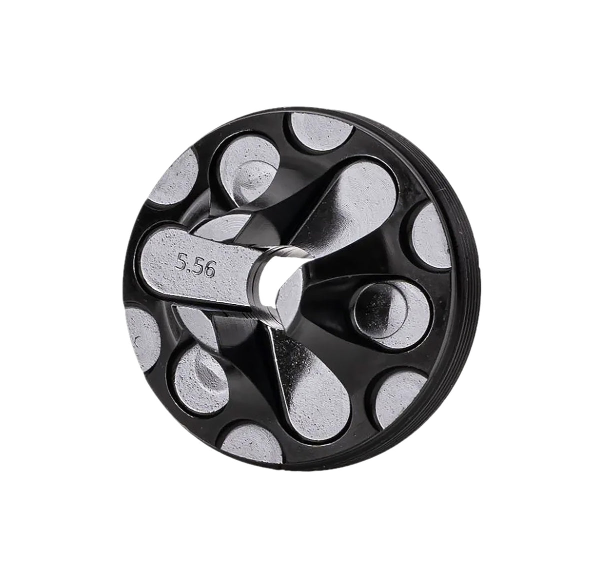 Rugged Suppressors FC007 Black 5.56mm Flash Hider Front Cap - Razor556 Compatible