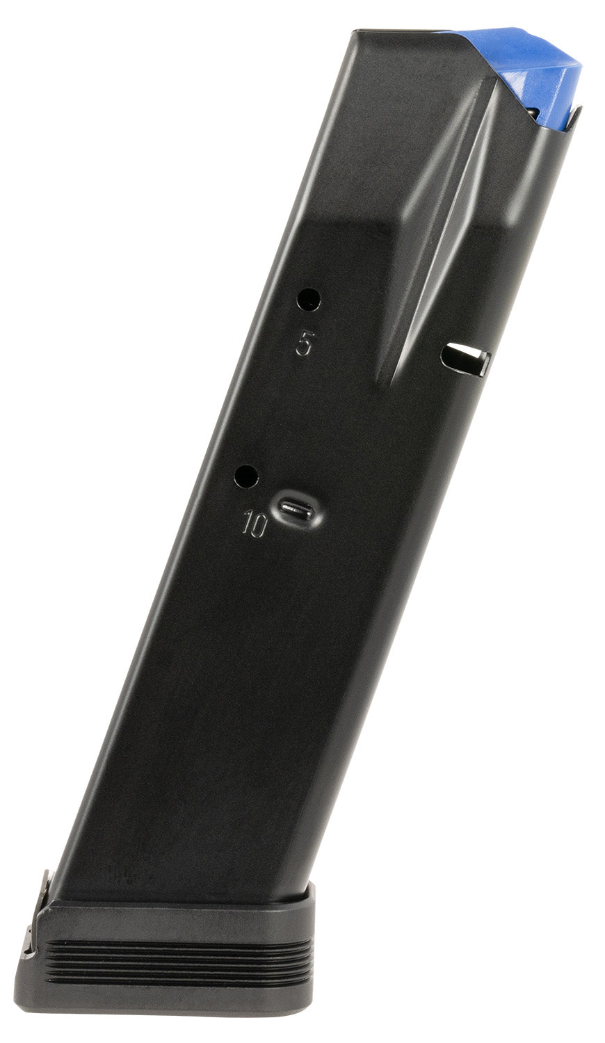 Mec-Gar MGCZ7510M 9mm Luger 10-Round Extended Competition Magazine Fits CZ 75B 85B SP-01 Shadow Blued Carbon Steel