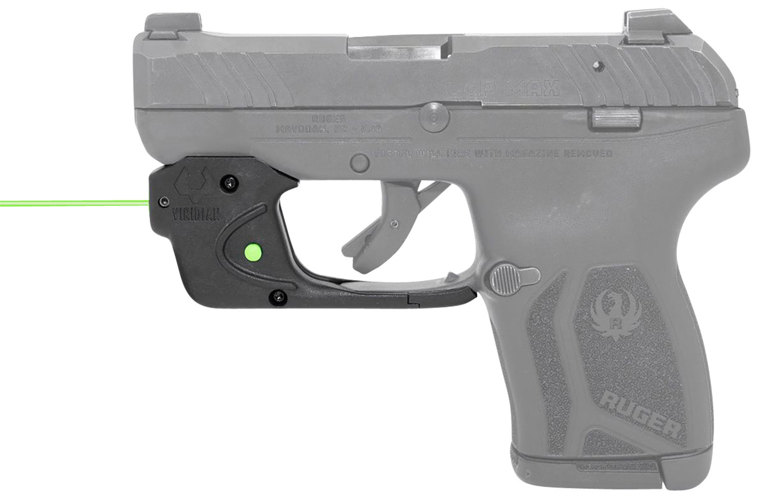 Viridian 912-0071 Black E-Series Green Laser for Ruger LCP Max