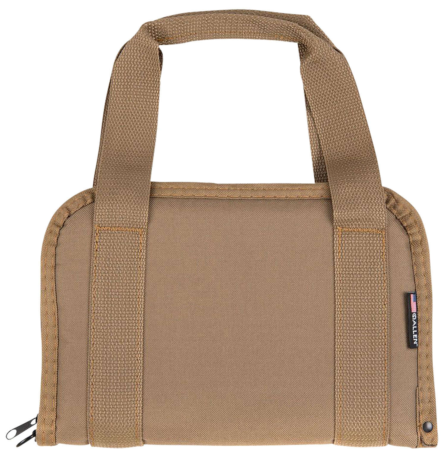 Allen 3642 Padded Pistol Tote 11.5" Flat Dark Earth Endura Lockable Case