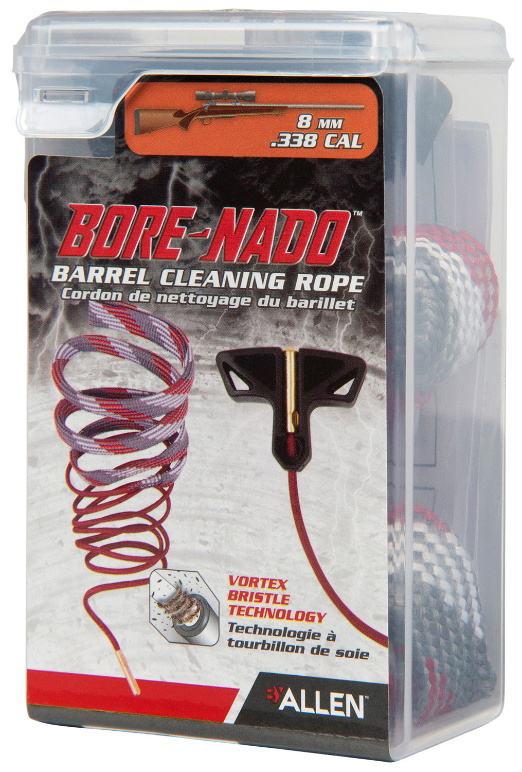 Bore-Nado 70723 8mm 338 Cal Rifle Cleaning Rope Pull-Through