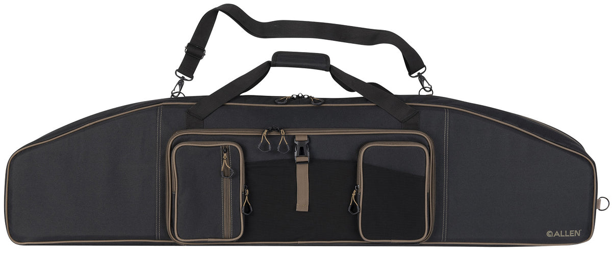 Allen 123-50 Tower Padded Double Rifle Case 50" Black/Gold Endura Lockable Zipper