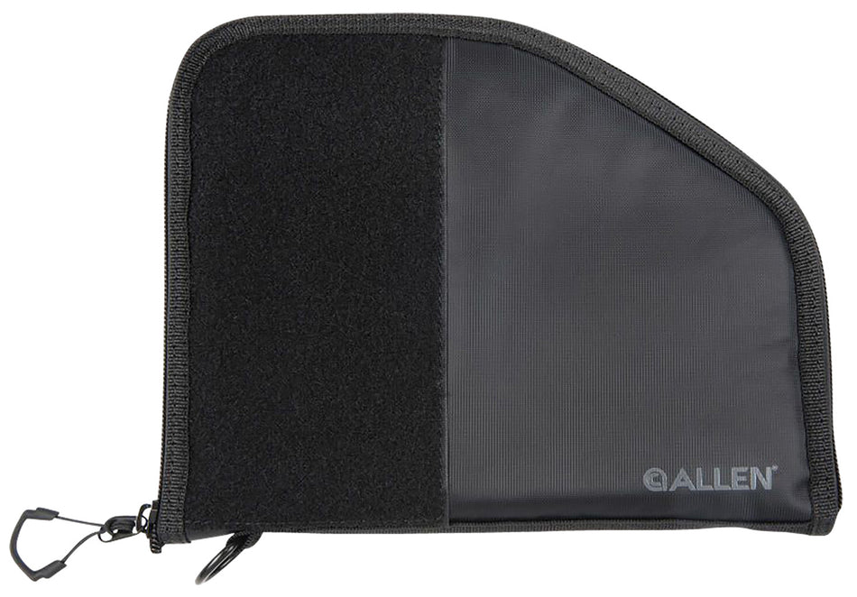 Allen 78-9 Lockable Full-Size Handgun Case with Mag Pouch Black Nylon Fits 9.5"