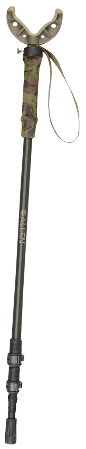 Allen Axial Shooting Stick 21410 Black 61-Inch Aluminum Removable Cradle 3/8-16 Thread