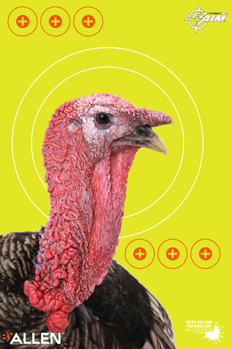 Allen EZ Aim Splatter Turkey Target Paper 8 Pack 12x18"