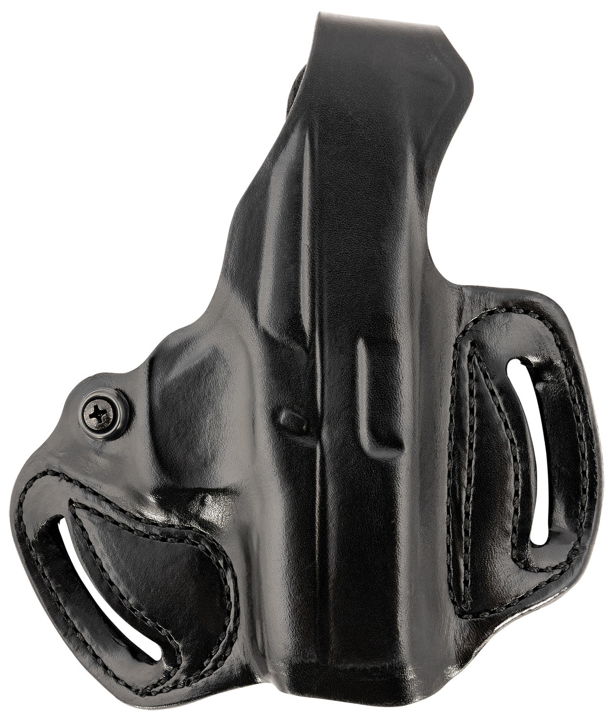 DeSantis Gunhide Thumb Break Mini Slide Black Leather OWB Belt Slide Holster Glock 43/43X/48 RH