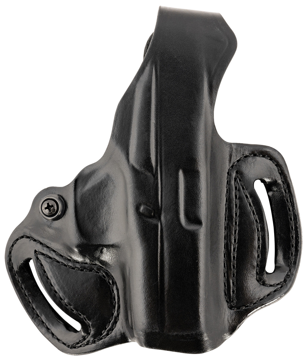 DeSantis Gunhide Thumb Break Mini Slide Black Leather OWB Belt Slide Holster Glock 43/43X/48 RH