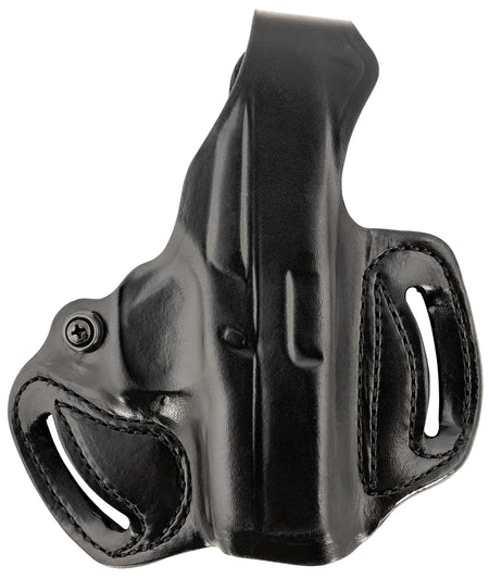 DeSantis Gunhide Thumb Break Mini Slide Black Leather OWB Belt Slide Holster Glock 43/43X/48 RH