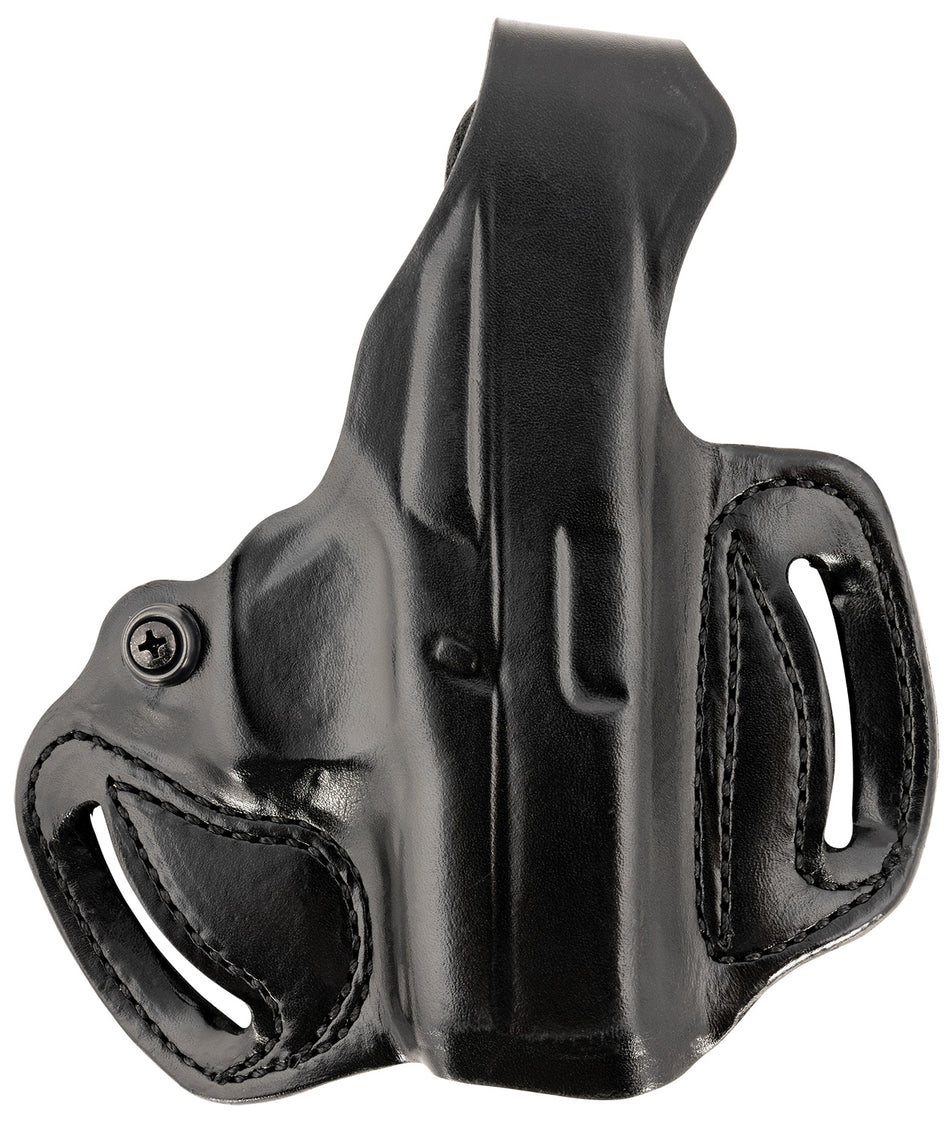 DeSantis Gunhide Thumb Break Mini Slide Black Leather OWB Belt Slide Holster Glock 43/43X/48 RH