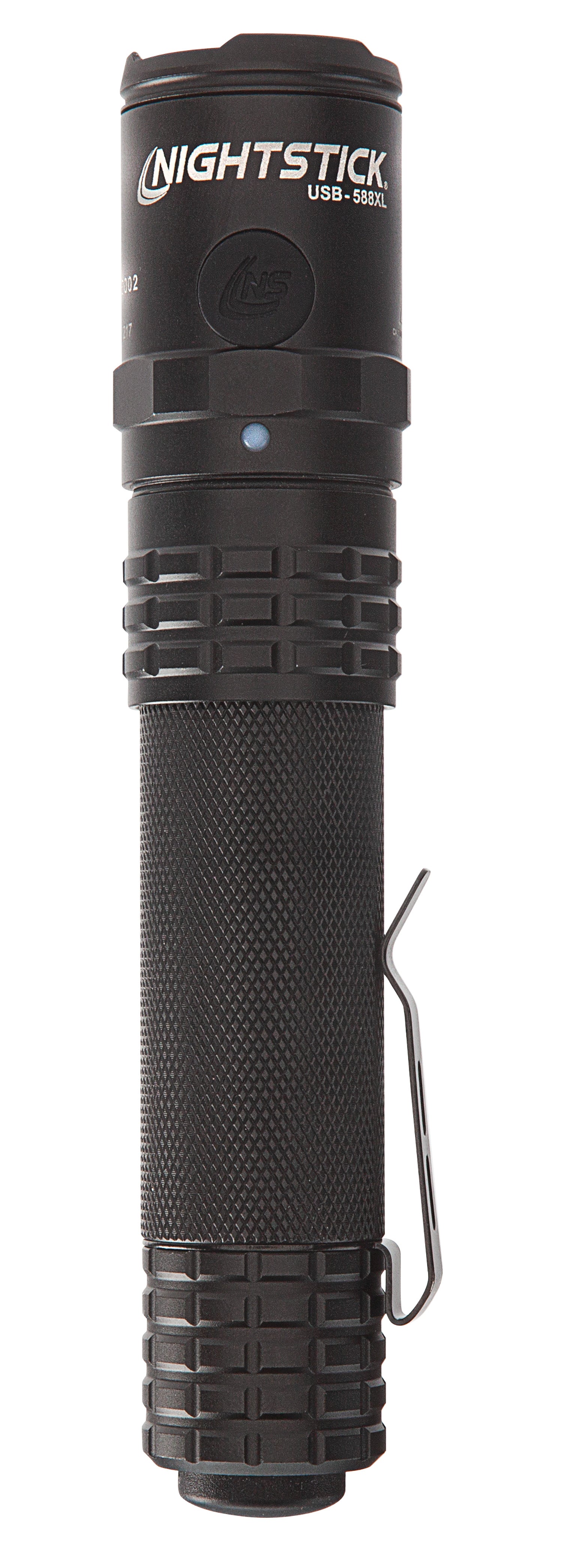 Nightstick USB588XL USB Dual-Light Tactical Flashlight 125/350/450/850/1100 Lumens LED Black Anodized Aluminum