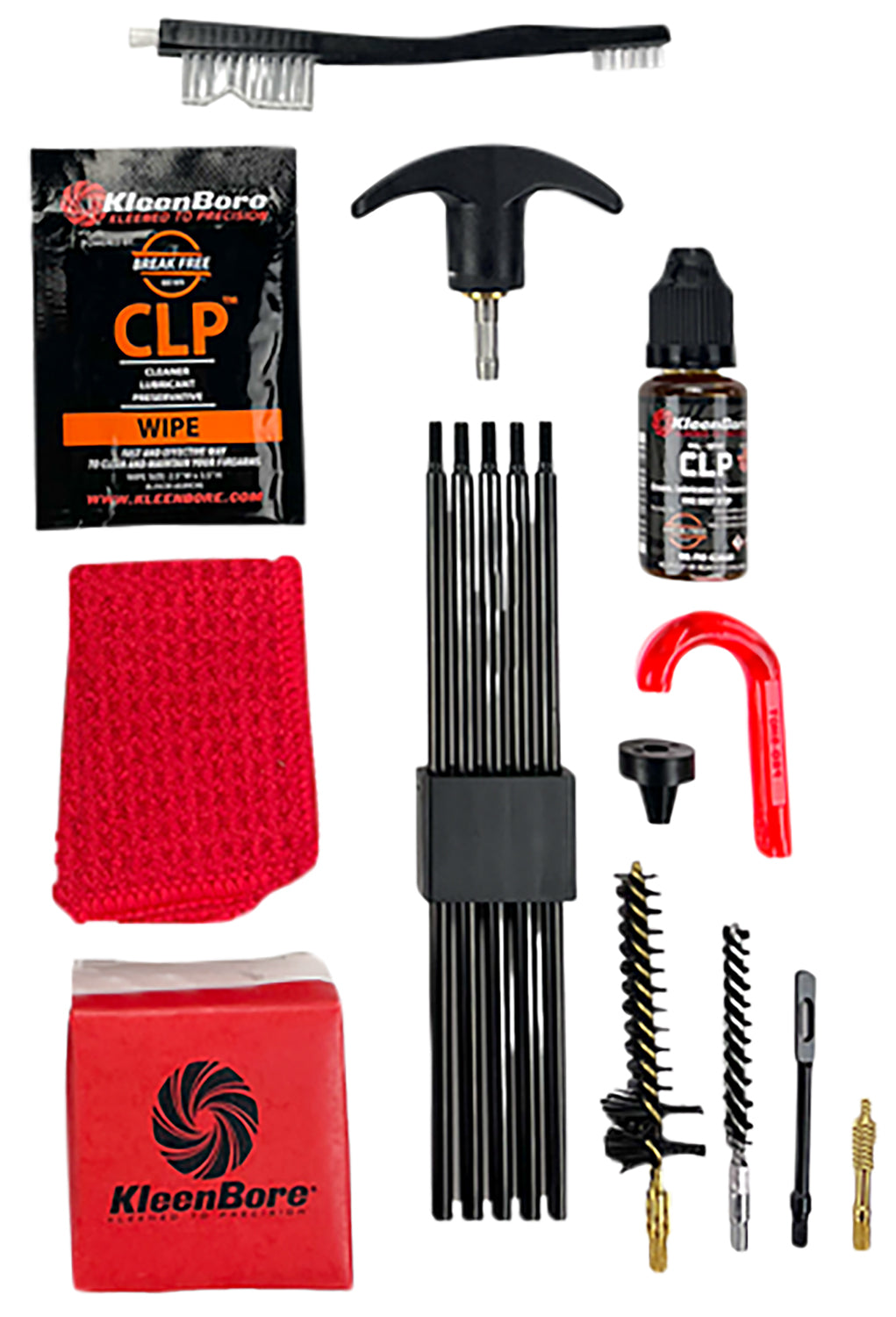 KleenBore KAR556 Tactical AR-15 Cleaning Kit .223/5.56 Caliber Compact