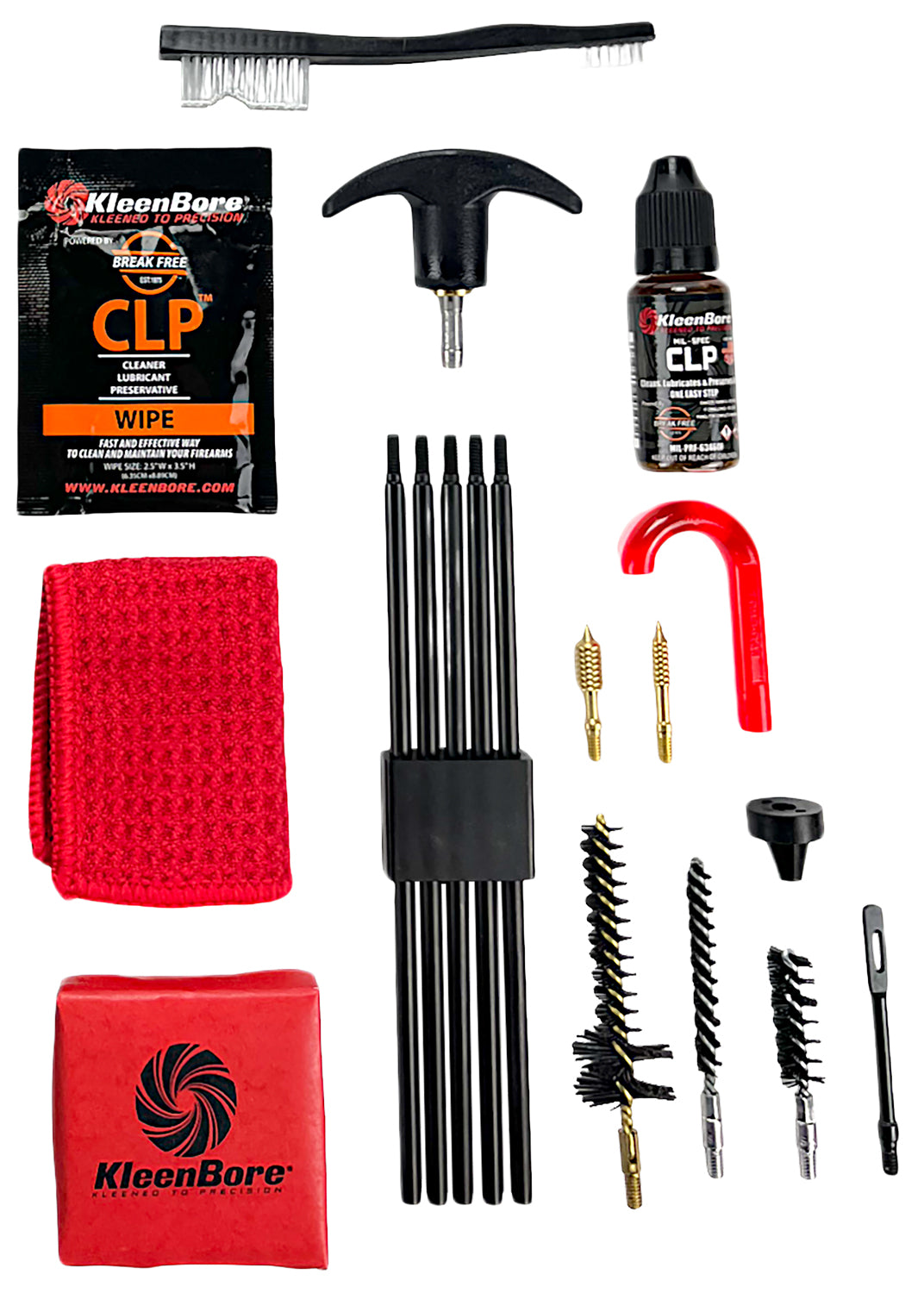 KleenBore KAR556/9 Compact Classic Box Kit 5.56/9mm Combination Cleaning Set