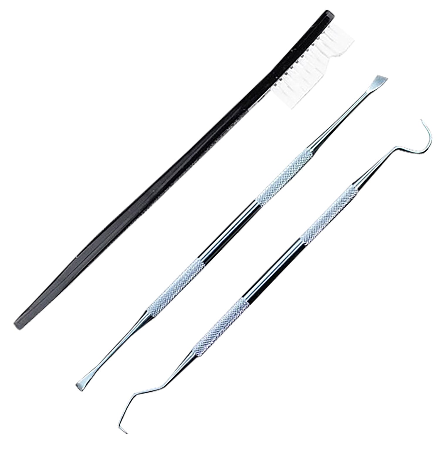 KleenBore 3 Pc. Gun Cleaning Pick and Utility Brush Set Stainless Steel Tools