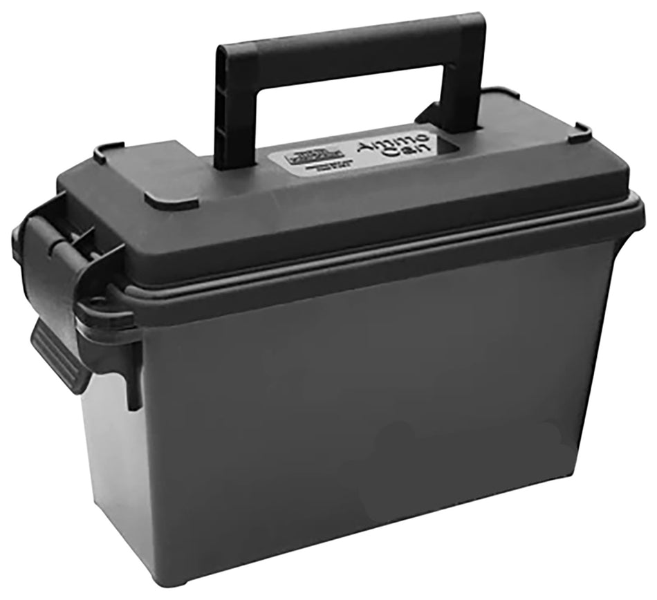 MTM Case-Gard Tall 30Cal Ammo Can AC30T40 Black Polypropylene Heavy-Duty Padlock Tabs