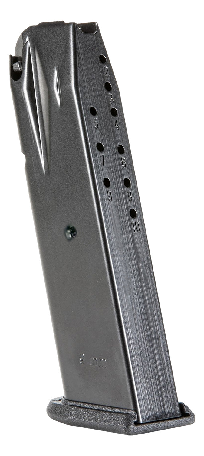 Walther Arms 2867541 PDP Full Size 9mm 10-Round Black Aluminum Handgun Magazine