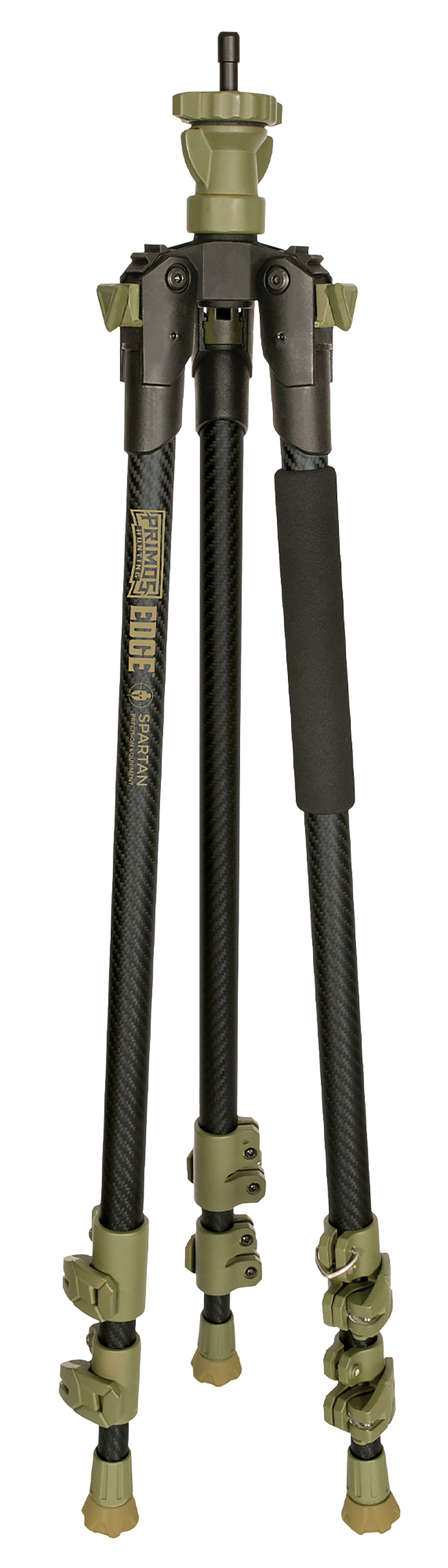 Primos Edge Tripod Shooting Support, Carbon Fiber, Spartan Precision Tech, Dark Earth, 31 to 59 In