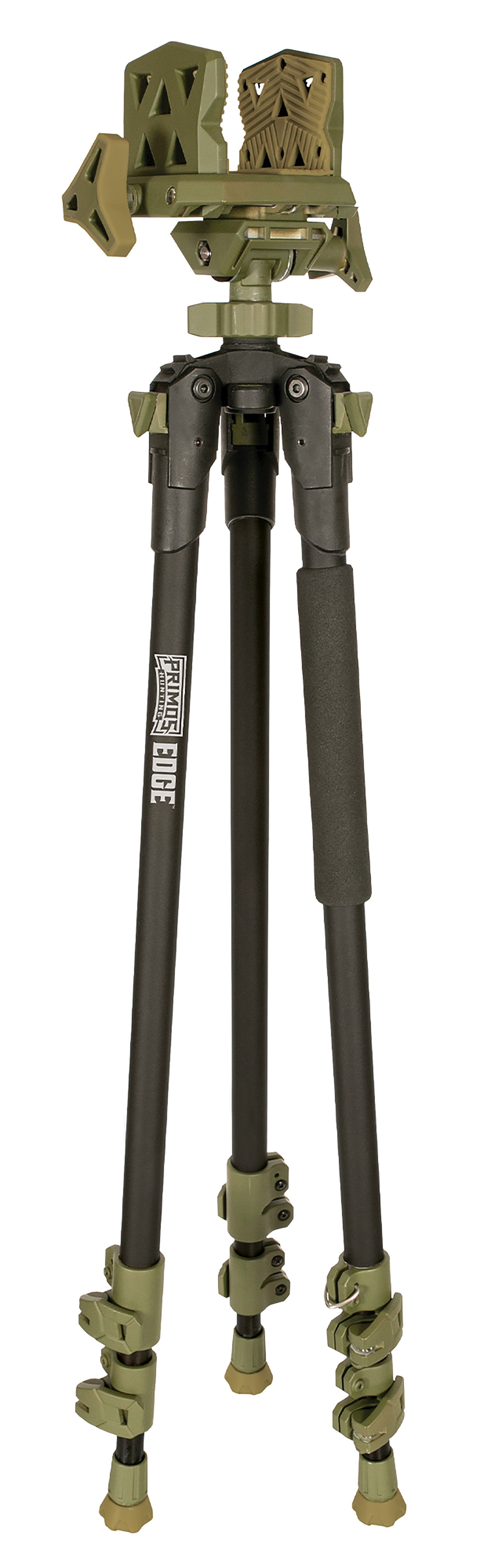 Primos Edge Adjustable Shooting Tripod, Aluminum, Panning Gun Clamp, 31 to 59 Inches