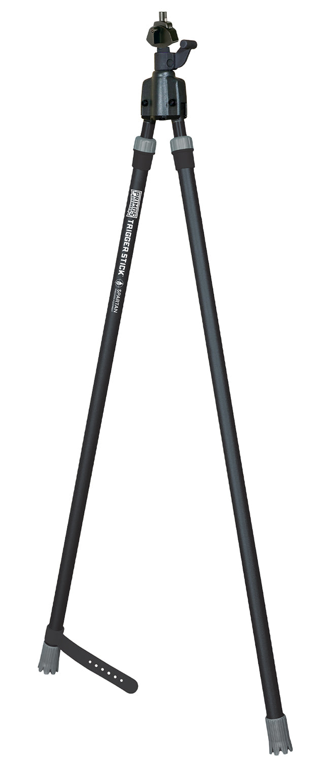 Primos Trigger Stick Tall Bipod, Spartan Precision Magnetic Attachment, Black, 33 to 65 In