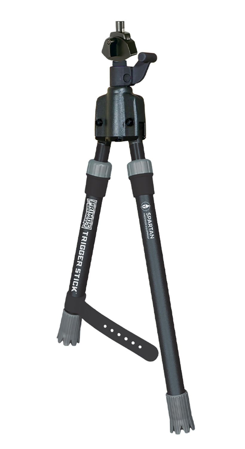 Primos Trigger Stick Short Bipod, Spartan Precision Magnetic Attachment, Black, 12 to 16.5 In