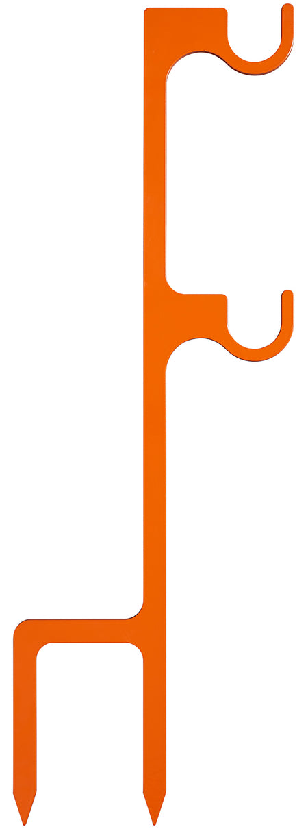 Champion Impact Steel Rimfire Double Hanger Ground Stake Orange 19" for 22LR Targets