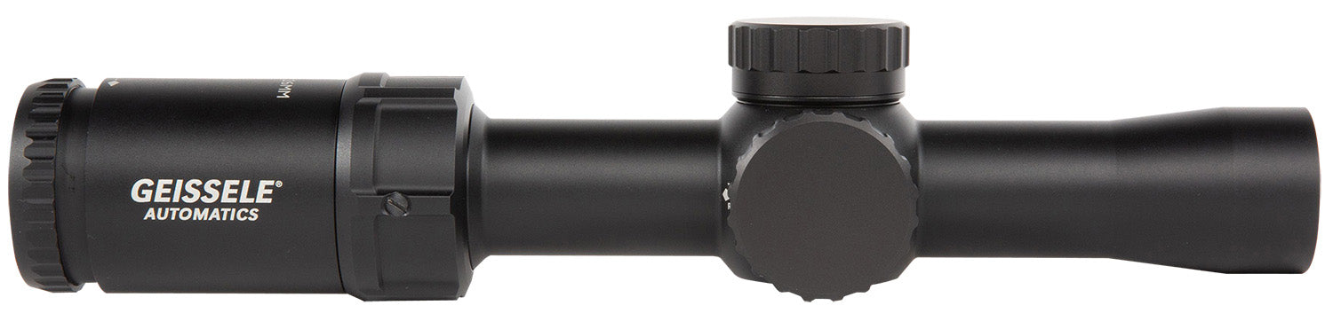 Geissele Automatics Super Precision 1-6x26mm 30mm Tube SFP Scope with Six-Level Illuminated DMRR-1 Reticle