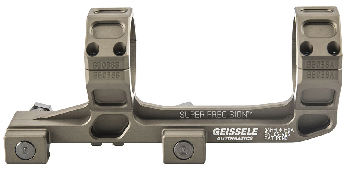 AR-15 Super Precision Scope Ring Mount Combo – Geissele Desert Dirt