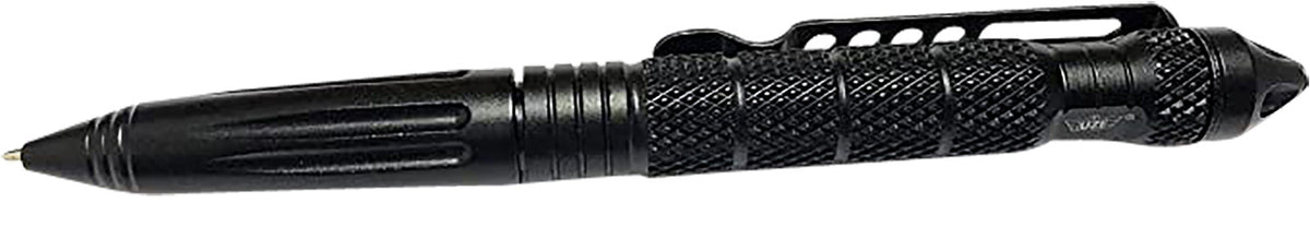 Uzi Defender Black Aluminum Self-Defense Pen Carbide Glass Breaker Included