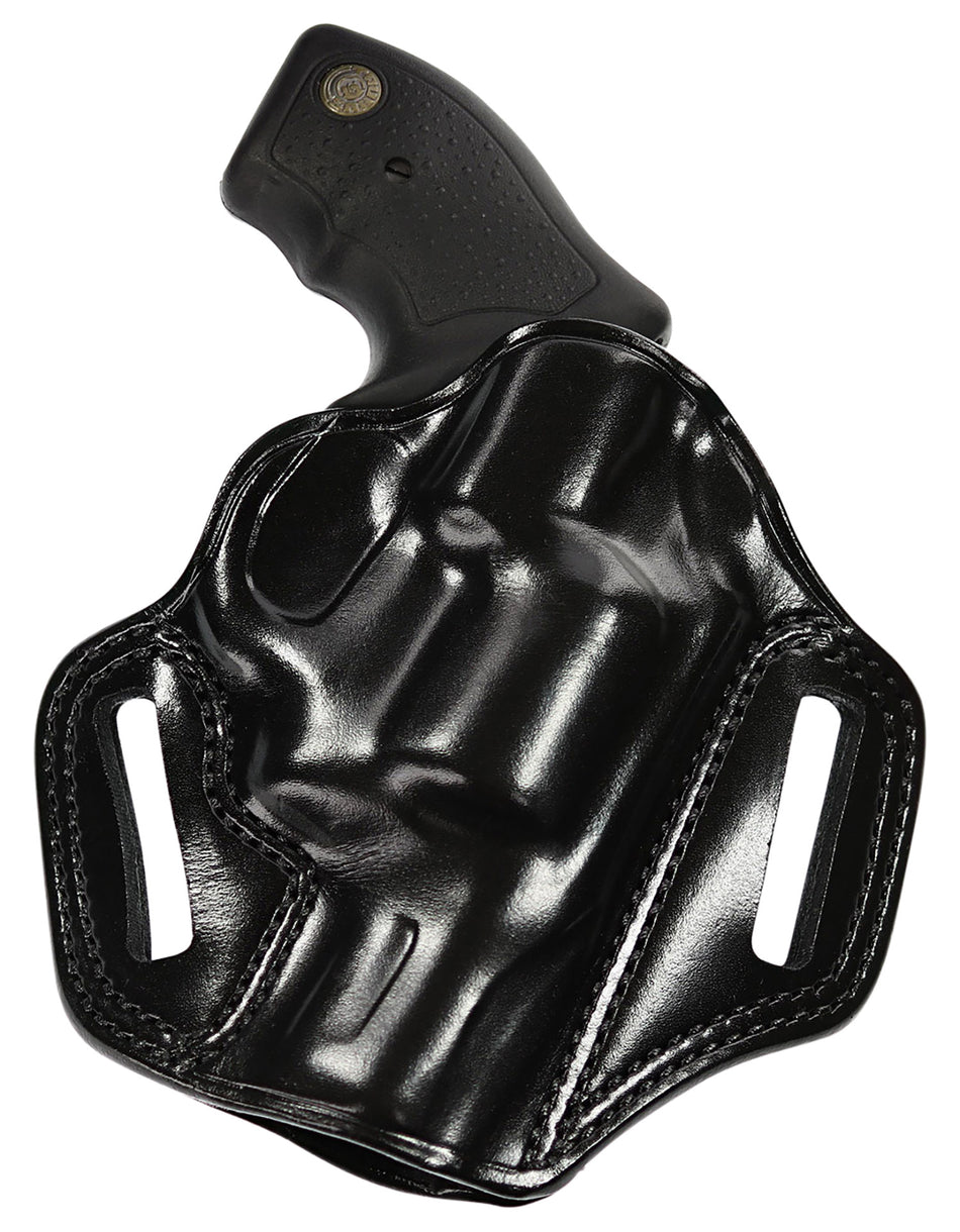 Galco CM880B OWB Pancake Belt Holster Black Leather Springfield XDM 4.5" Right Hand