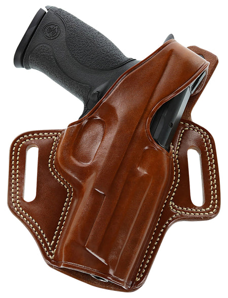 Galco Fletch FL870R OWB Tan Leather High Ride Holster for Sig Sauer P365XL/Spectre Comp, Right-Hand Draw